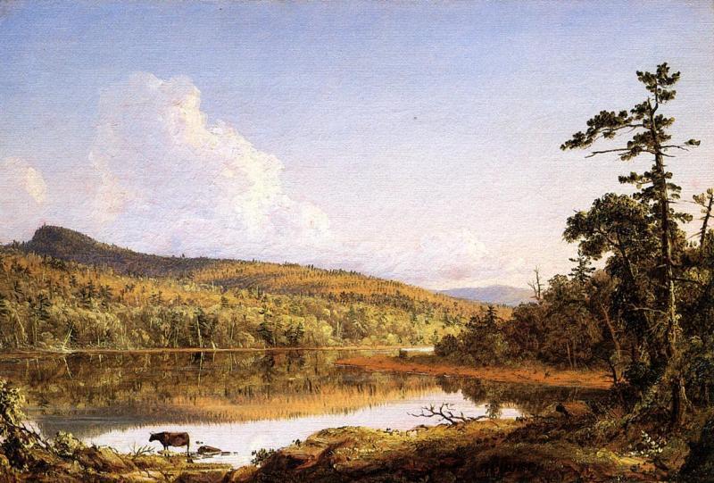 Frederic Edwin Church North Lake Norge oil painting art